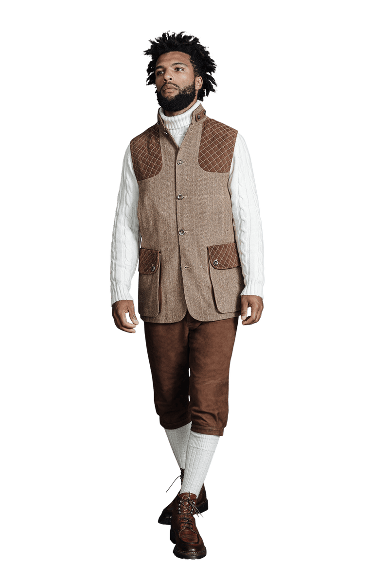 Jaktväst i Tweed - Coloniaire Shooter