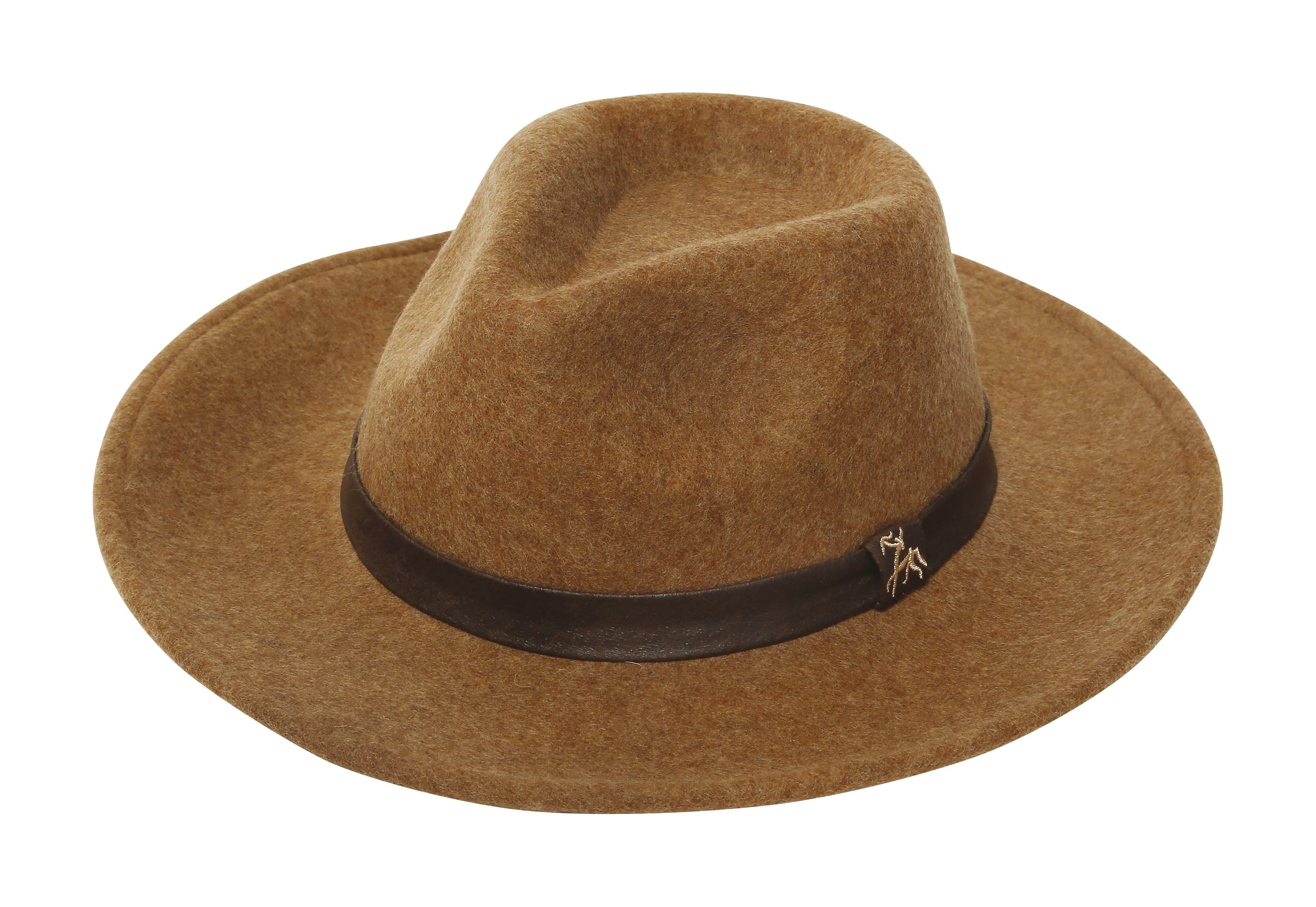 Beige-Brun Fälthatt i Ull - Fox - Verney Carron