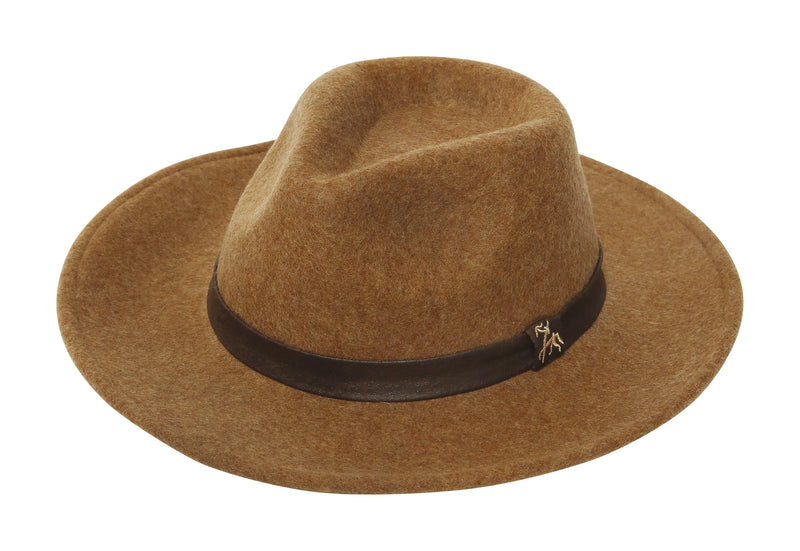 Beige-Brun Fälthatt i Ull - Fox - Verney Carron