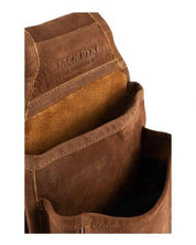Nubuck Patronväska - Brunt Läder