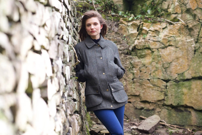 Nuala Herringbone - Tweedjacka Dam