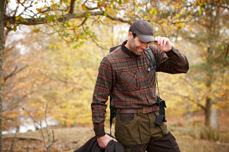 Pajala Red Check - Jaktskjorta i Flanell