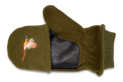 Skyttehandskar i Fleece - Fasan