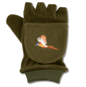 Skyttehandskar i Fleece - Fasan