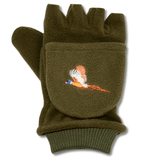 Skyttehandskar i Fleece - Fasan