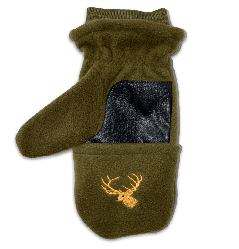 Skyttehandskar i Fleece - Hjort