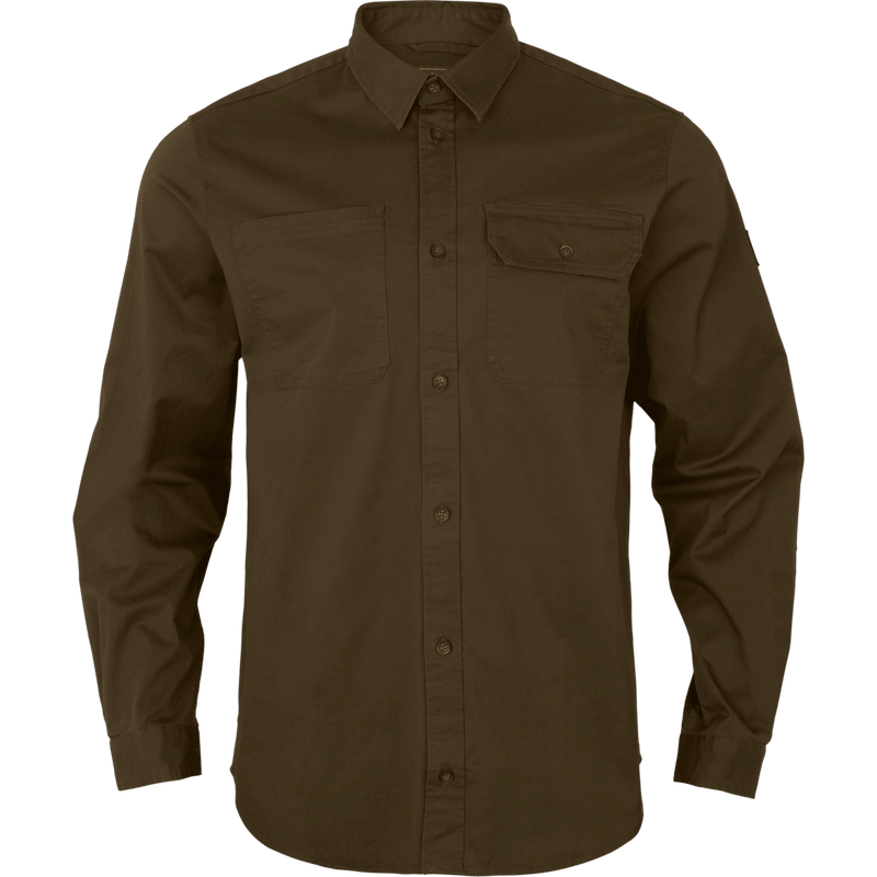 Trym L/S Skjorta - Willow Green