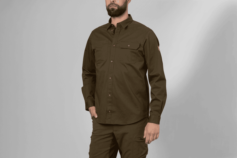 Trym L/S Skjorta - Willow Green