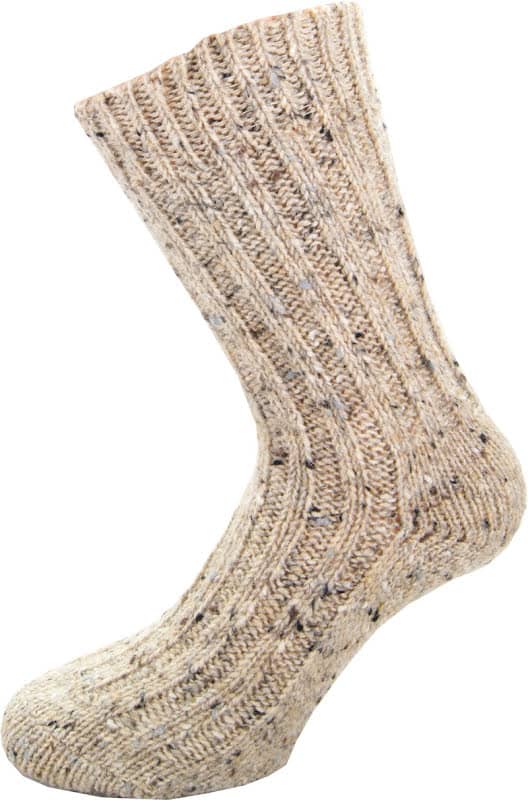 Beige Raggsocka - 100% Ull
