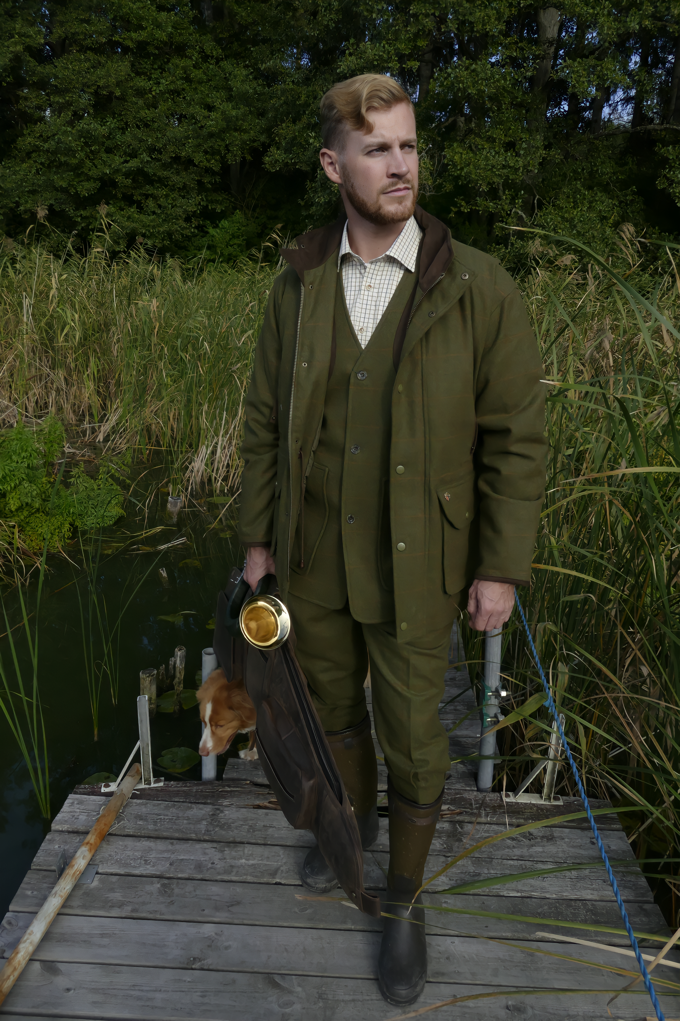 Combrook Breeks i Tweed - Maple
