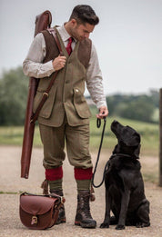 Combrook Jaktväst i Tweed - Sage - Jaktstil.se