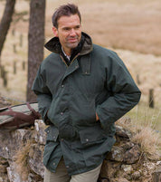 Oljerock Highland - Fodrad Vaxad Jacka