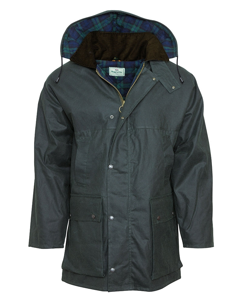 Oljerock Highland - Fodrad Vaxad Jacka