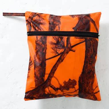 Regnponcho i Orange Camouflage - Percussion