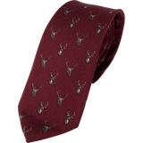 Hunting tie in Silk - Deer