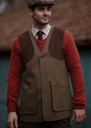 Combrook Jaktväst i Tweed - Sage