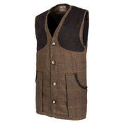 Jack Pyke Shooting Vest - Brown Tweed 