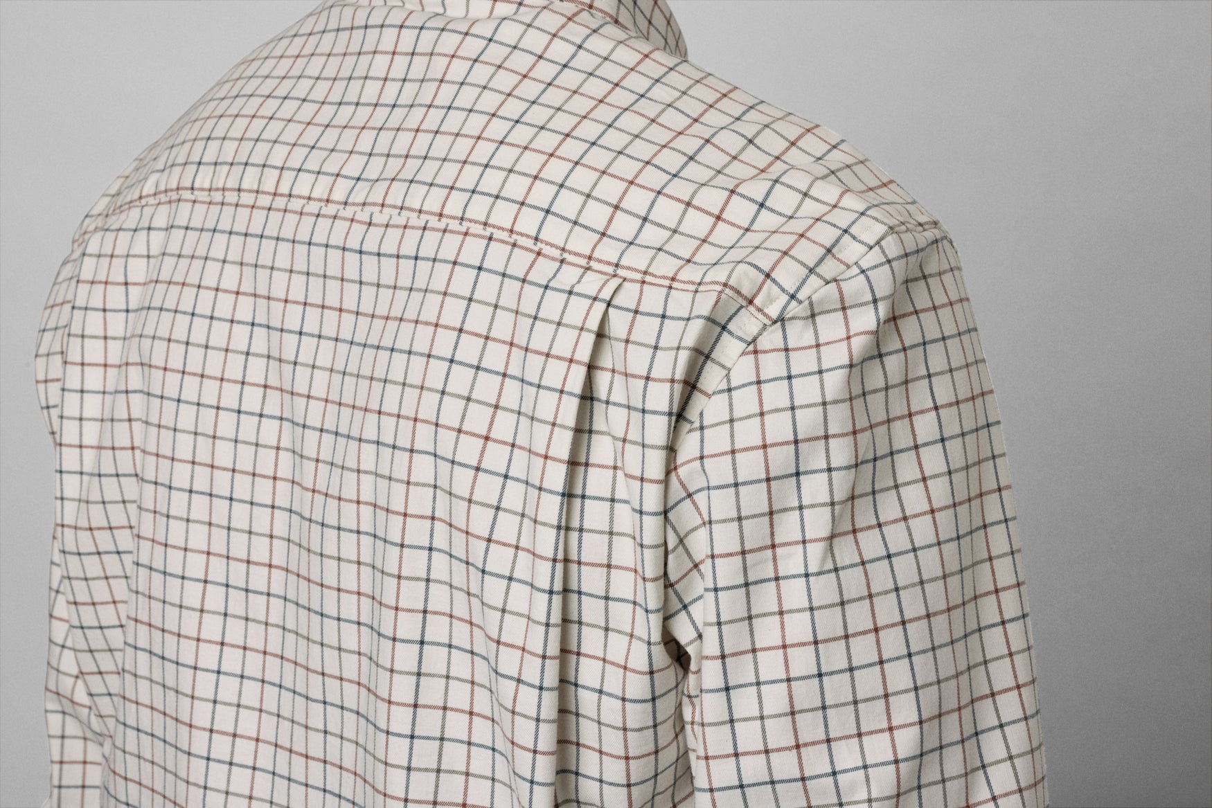 Oxford jaktskjorta herr grape leaf terracotta check