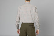 Oxford jaktskjorta herr grape leaf terracotta check