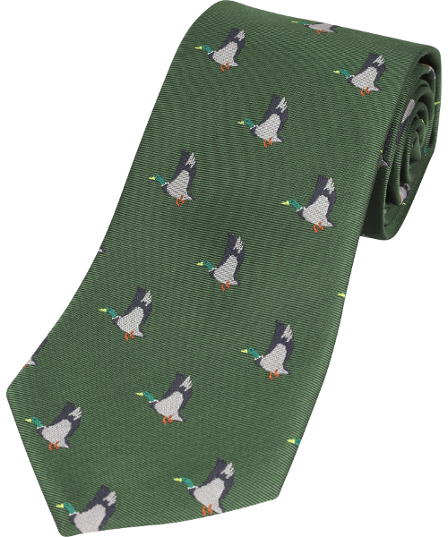 Jaktslips Med Andmotiv - Jaktstil.se