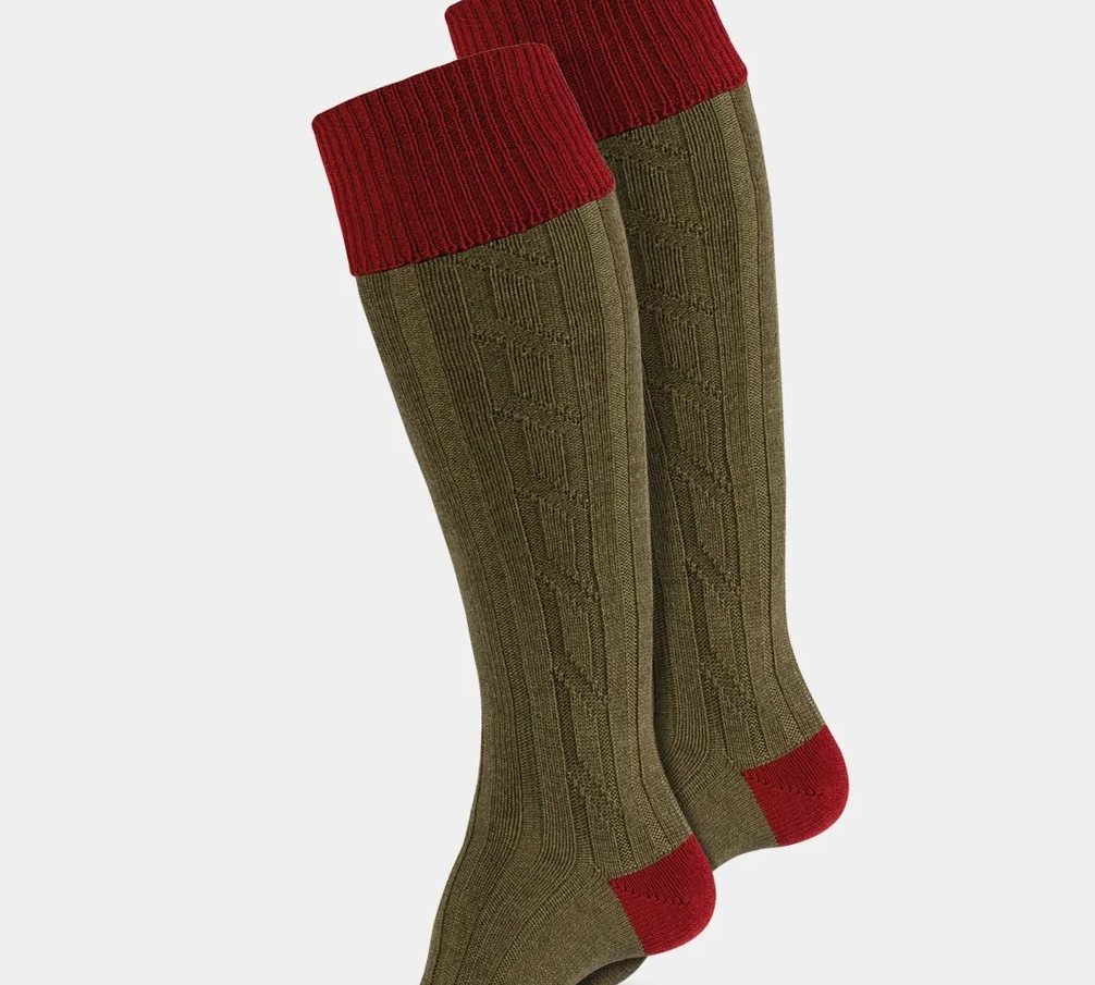 Jagdsocken mit Strumpfband - Für Ihren Schlüpfer