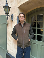 Braune Fleece-Weste - Presly