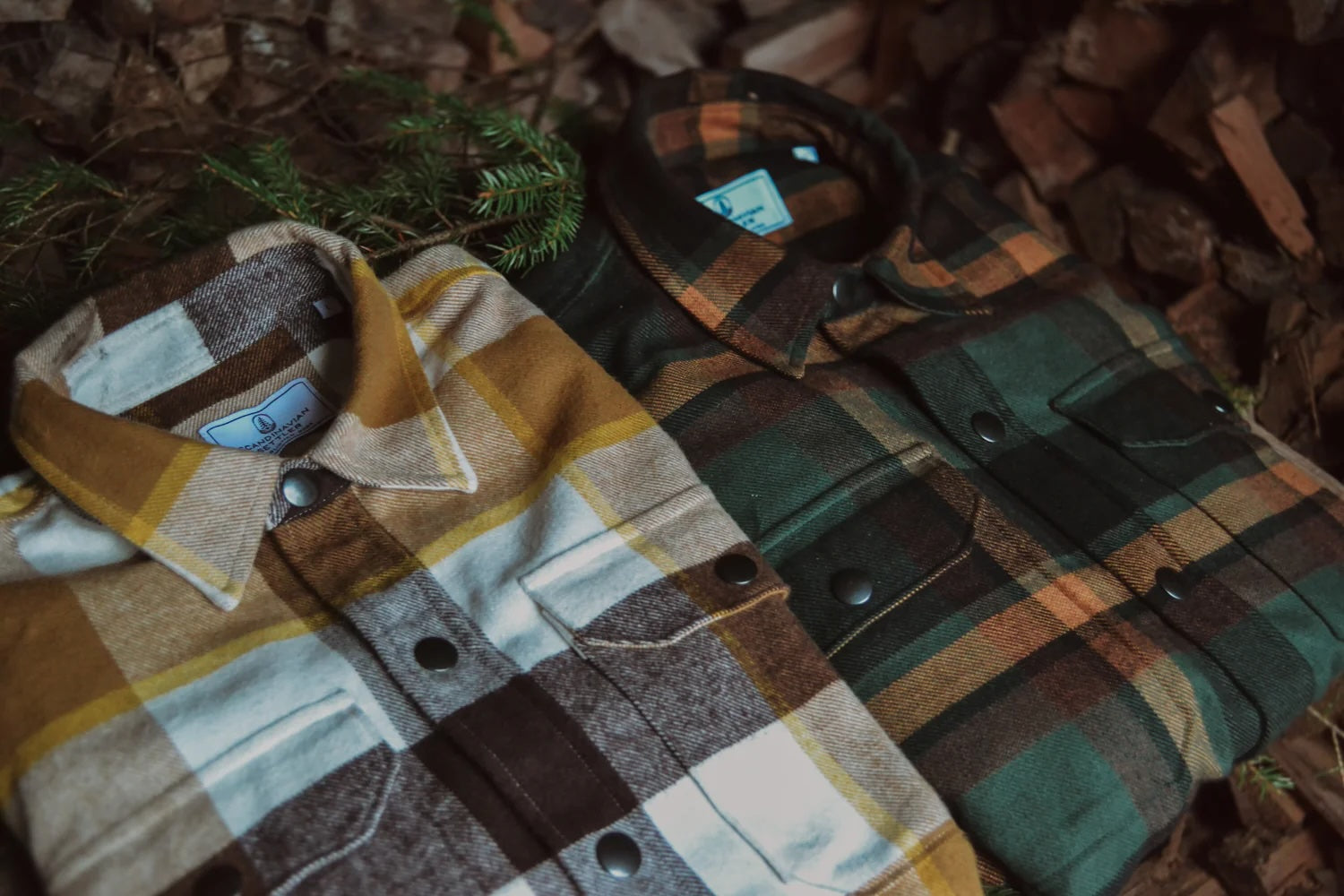 Flanellskjorta - Overshirt Brown - Scandinavian Settler