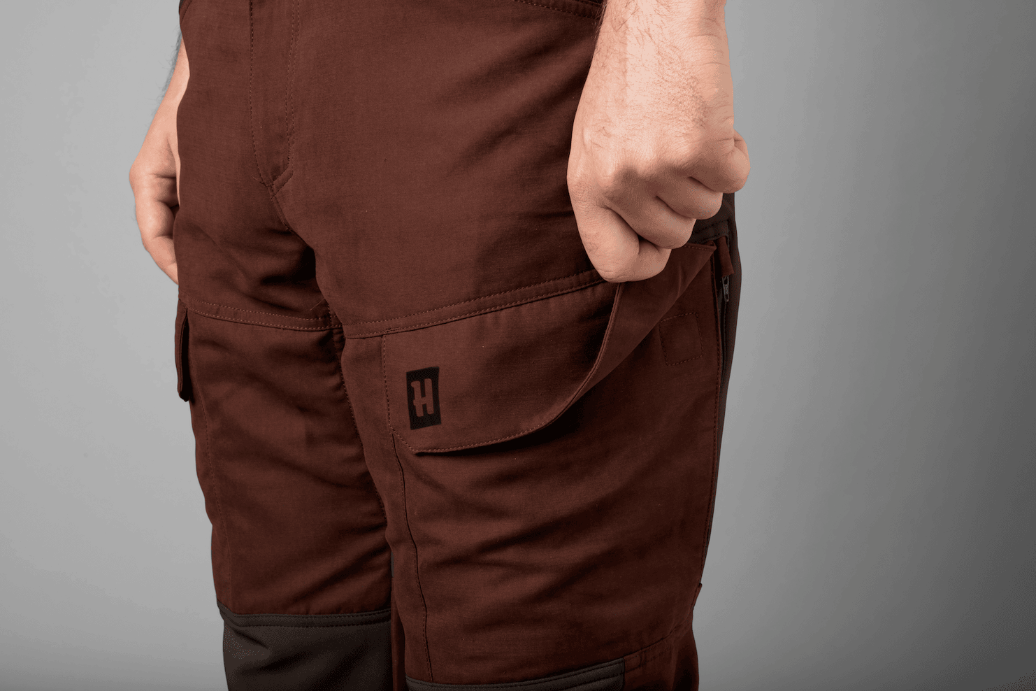 Härkila Scandinavian Trousers - Blutsteinrot/Schattenbraun