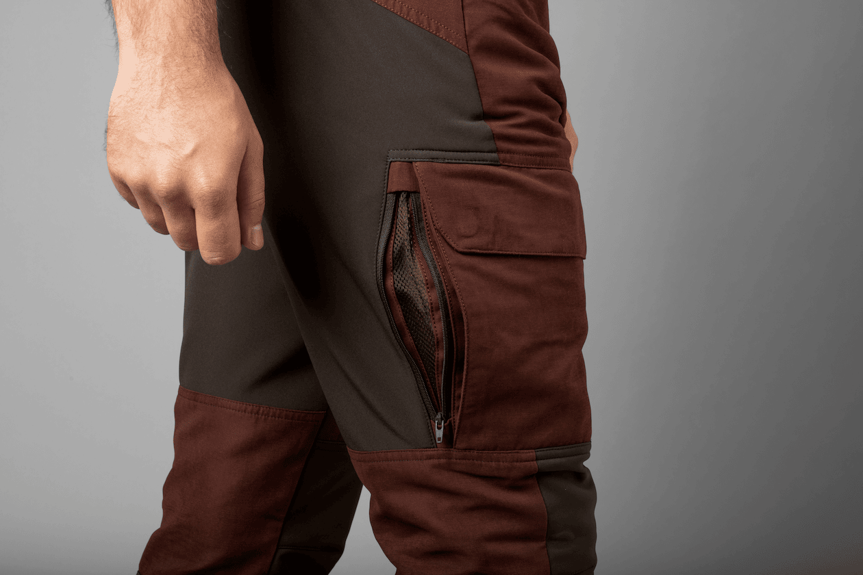 Härkila Scandinavian Trousers - Blutsteinrot/Schattenbraun