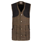 Jack Pyke Shooting Vest - Brown Tweed 