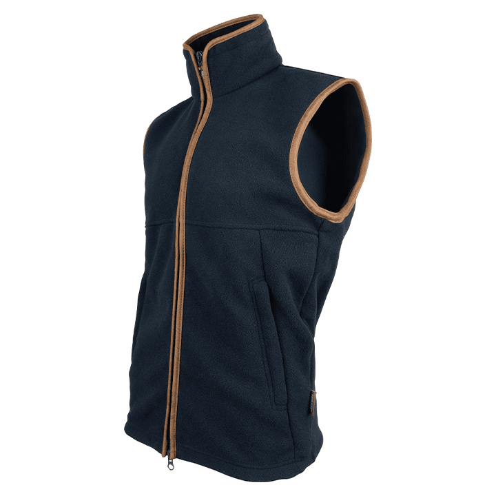 Dunkelblaue Fleece-Weste für Männer - Countryman