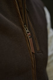 Sandhem Sherpa Fleeceväst - Demitasse Brown