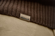 Vincent Merino Half-Zip - Demitasse Brown