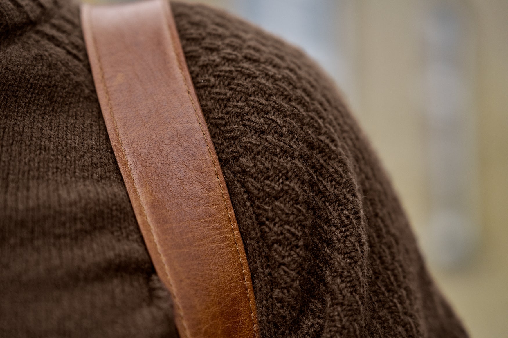 Vincent Merino Half-Zip - Demitasse Brown