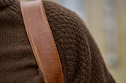 Vincent Merino Half-Zip - Demitasse Brown