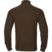 Vincent Merino Half-Zip - Demitasse Brown