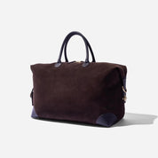 Wochenendtasche - Braunes Wildleder