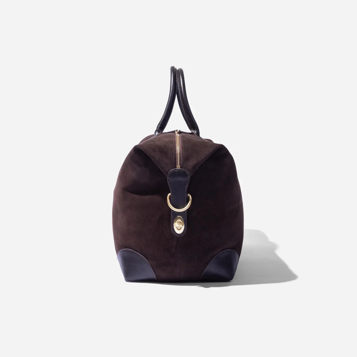 Wochenendtasche - Braunes Wildleder