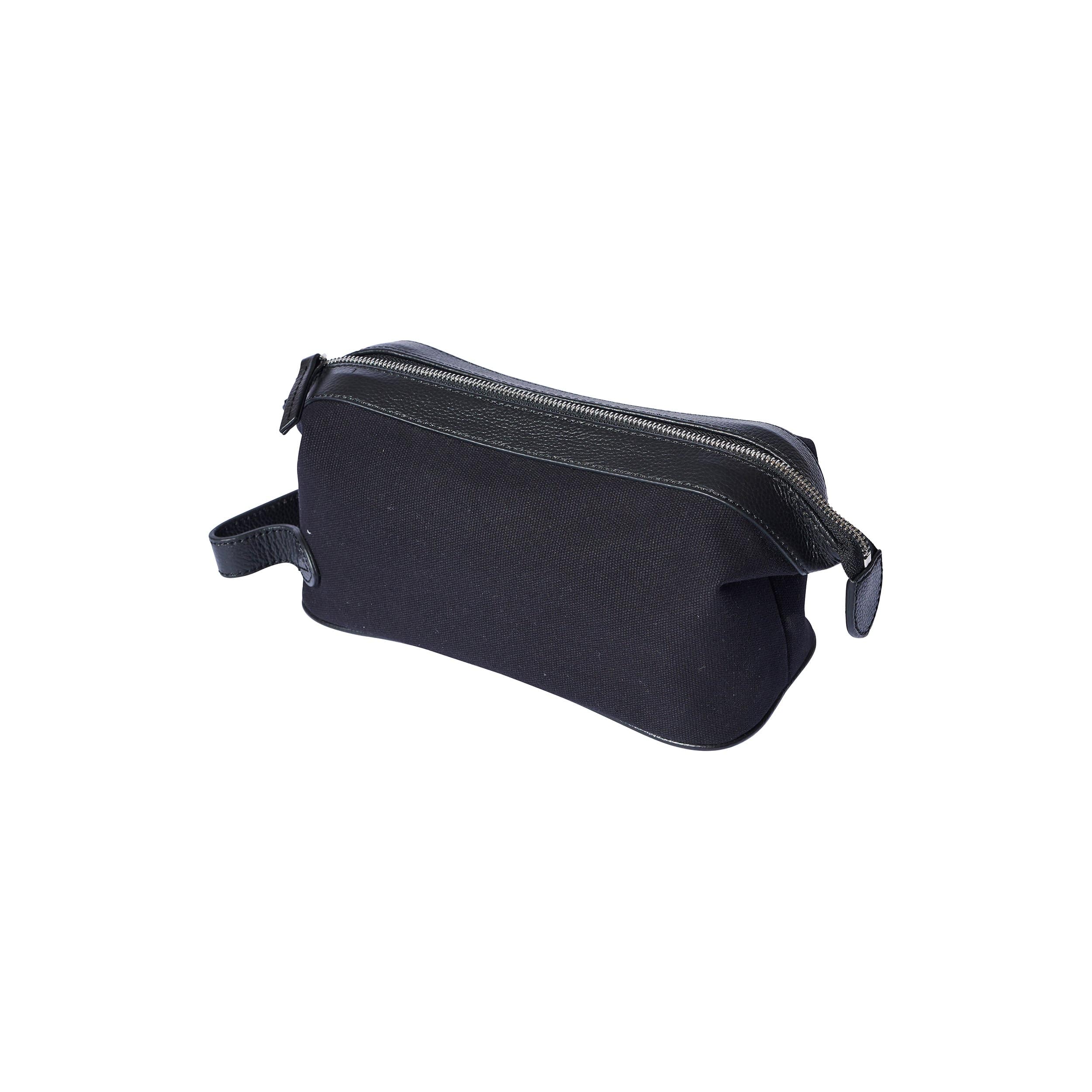 Federtasche - Schwarzes Segeltuch - Jaktstil.se