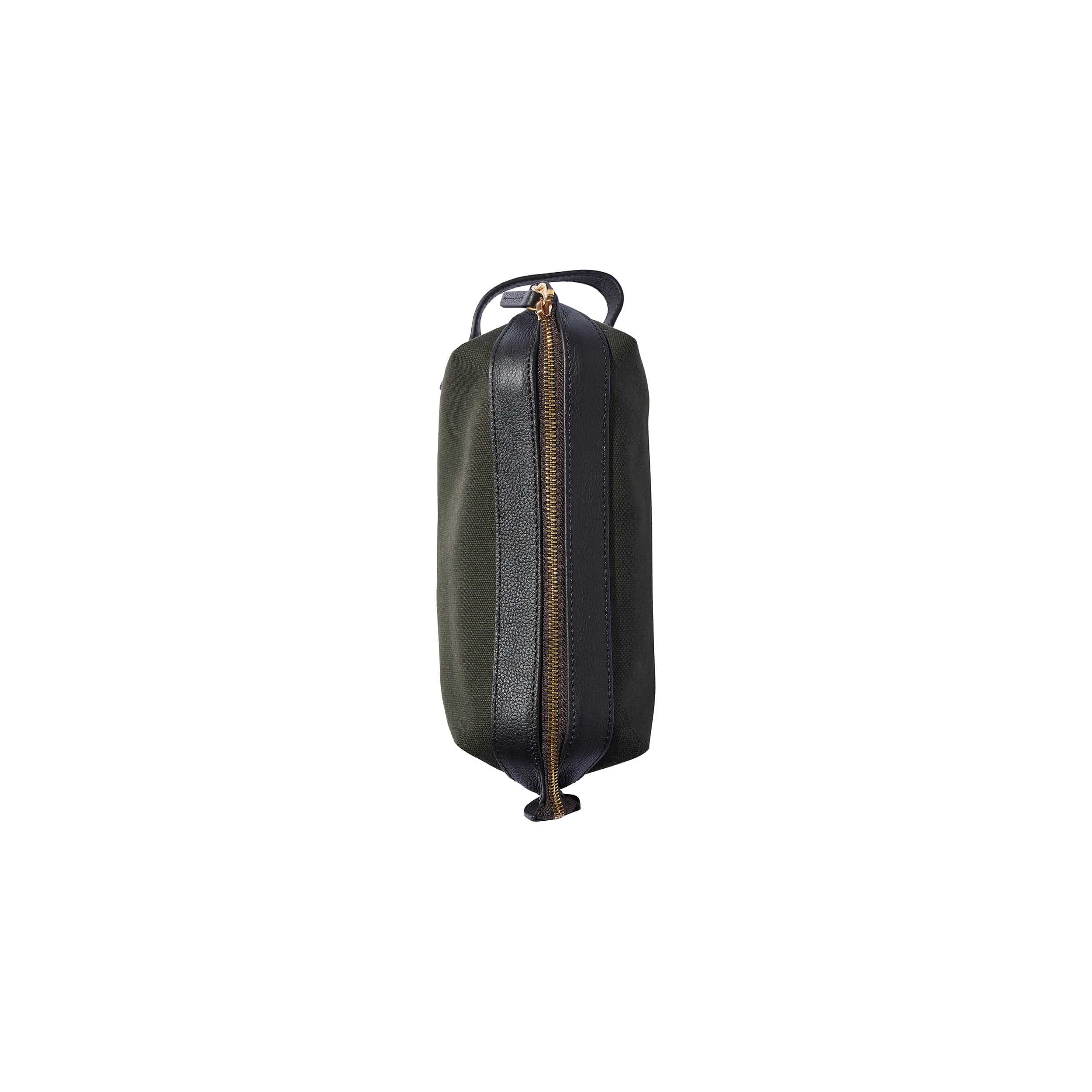 Federtasche - Schwarzes Segeltuch - Jaktstil.se