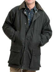 Woodsman Oilskirt - Dark Green Waxed Jacket - Jaktstil.se