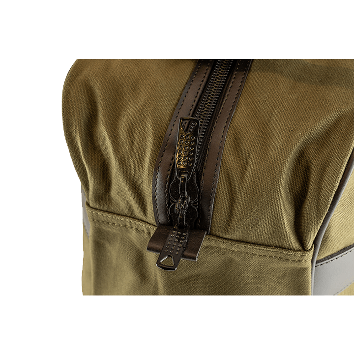 Stiefeltasche - Grünes Segeltuch - Jaktstil.se