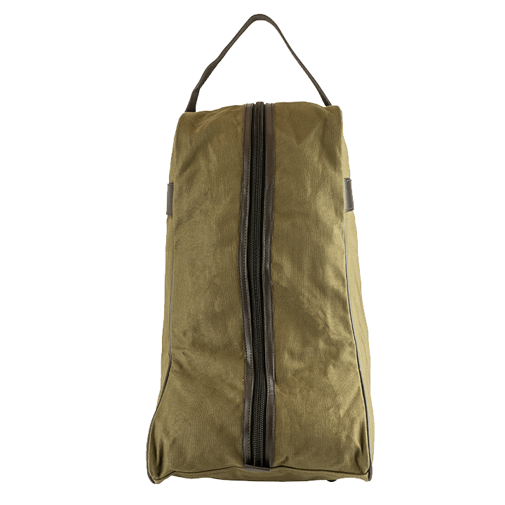 Stiefeltasche - Grünes Segeltuch - Jaktstil.se