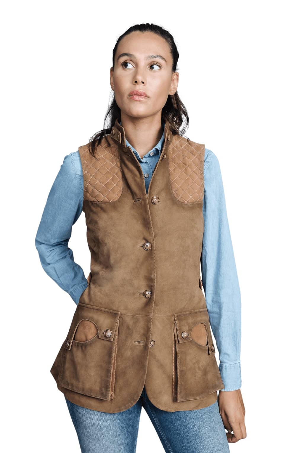 Shooter Lady Suede - Jagdweste für Damen