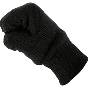 Schwarze Handschuhe - Quadratische Fäustlinge