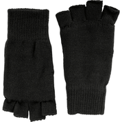 Schwarze Handschuhe - Quadratische Fäustlinge
