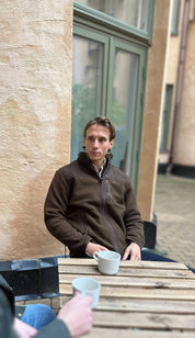 Brown fleece jacket - Presly
