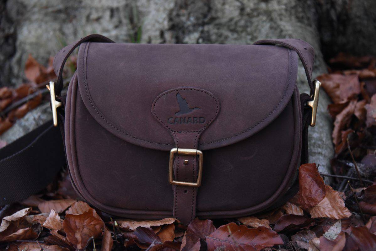 Cartridge Case in Brown Soft Leather - Jaktstil.se