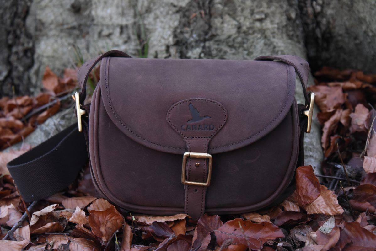 Cartridge Case in Brown Soft Leather - Jaktstil.se