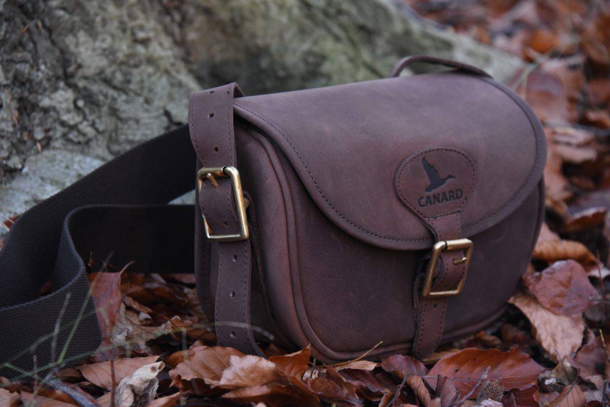 Cartridge Case in Brown Soft Leather - Jaktstil.se